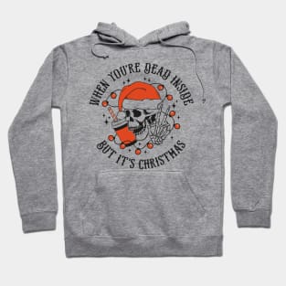 Skull Santa Hat Hoodie